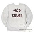 1980's CHAMPION POST COLLEGE REVERSE WEAVE SWEAT SHIRT... XL