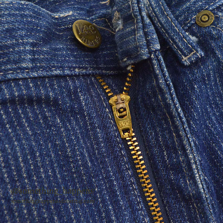 1980's Lee 200 STRIPE DENIM PANTS...W34/L30