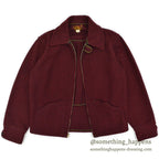 1930's~ MERRIMEL WOOL SPORTS JACKET 扇TALON ... 42