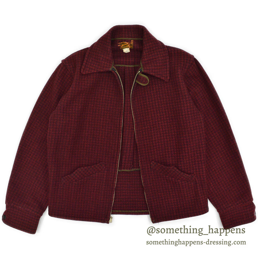 1930's~ MERRIMEL WOOL SPORTS JACKET 扇TALON ... 42
