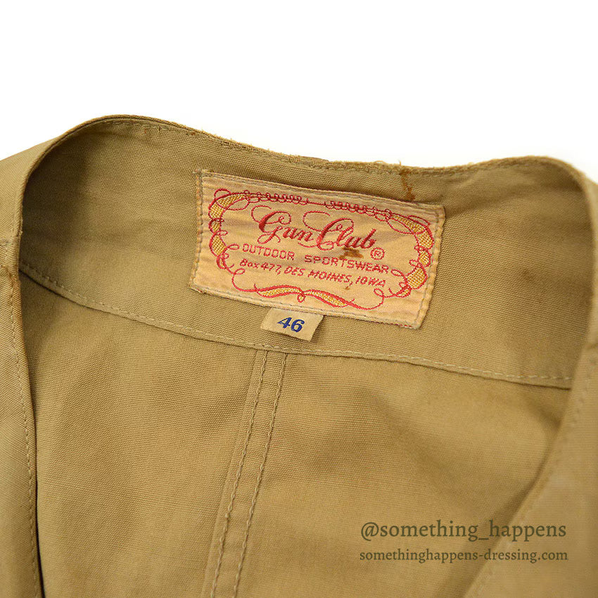 1950's GUN CLUB POPLIN SHOOTING JACKET... 46