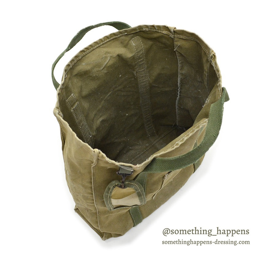 1950's~ MILITARY CANVAS TOTE BAG...