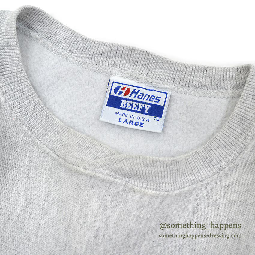 1980's~ HANES THE APPLE COLLECTION SWEAT SHIRT TYPE REVERSE WEAVE ... L