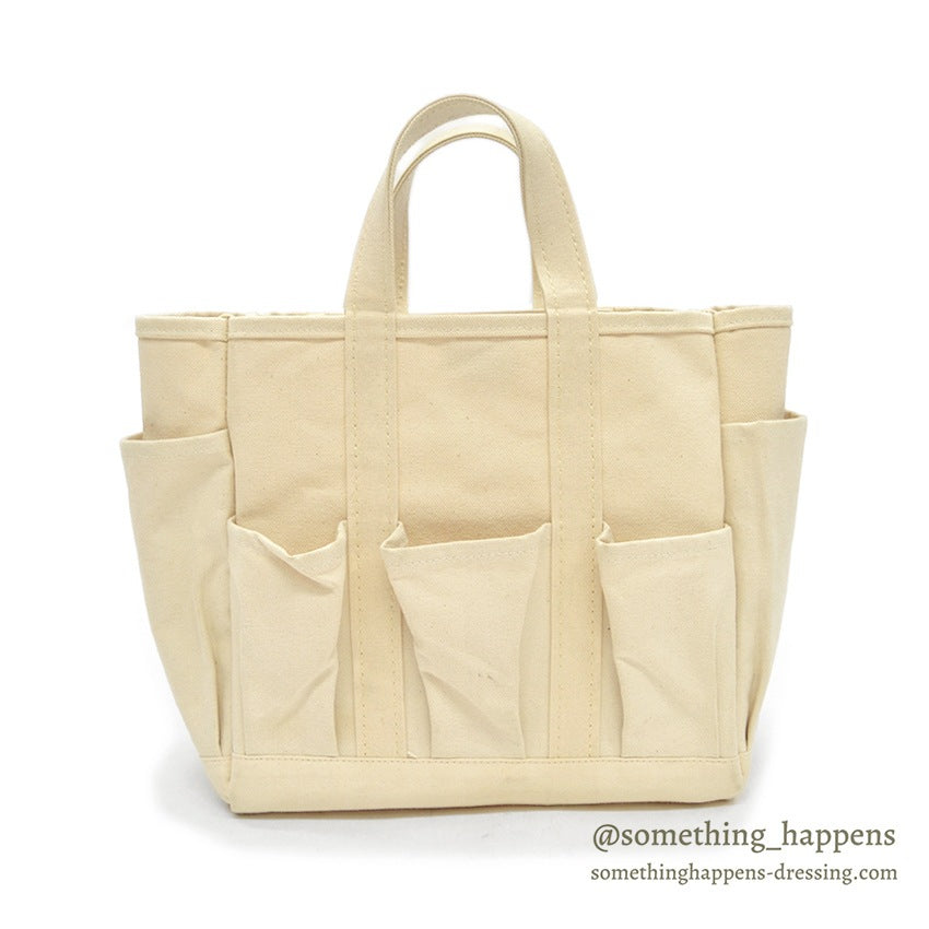 1980's LLBEAN CANVAS GARDEN TOTE MINT...