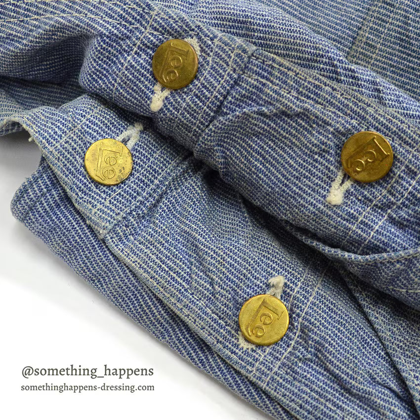 1940's Lee 96-SB PIN STRIPE OVERALL ... W40/L27