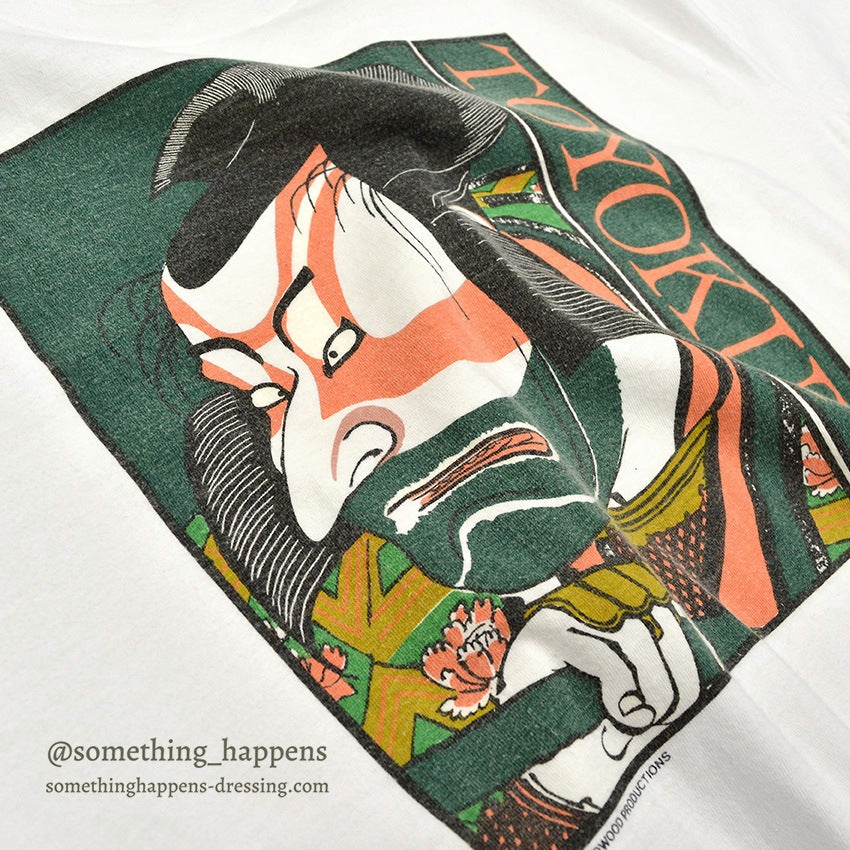 1980's WILDWOOD PRODUCTIONS TOYOKUNI ART T-SHIRT...X-LARGE