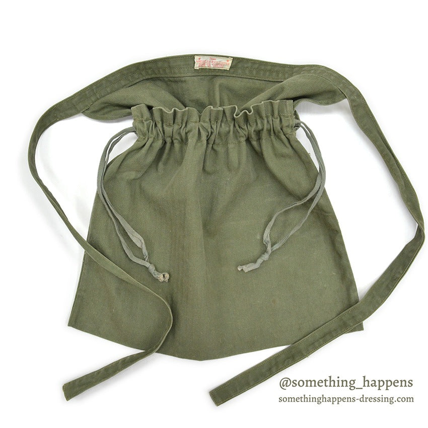 1940's AMERICAN RED CROSS WW2 HBT APRON DITTY BAG  ...