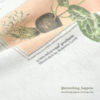 1990's REL-E-VANT PRODUCTS BOTANICAL ART PRINT T-SHIRT ... M