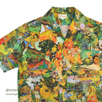 1970s~ ROSS SUTHERLAND Gauguin ART PRINT S/S SHIRT ... M