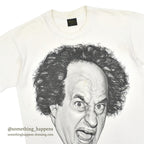 1990's THE THREE STOOGES LARRY FACE PRINT T-SHIRT ... L