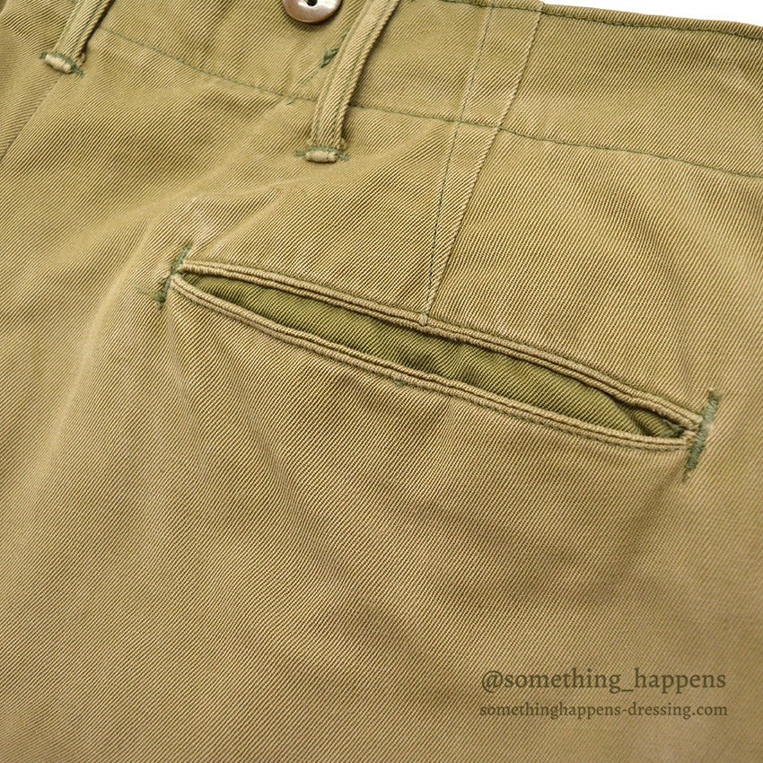 1940's USARMY WW2 M-1942 AIR BORNE JUMP TROUSERS D-DAY MODIFIED... W32/L31