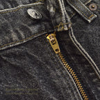 1990's Levi's 517 BLACK DENIM PANTS...W33/L29