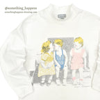1990's JOLLY PHOTOGRAPH PRINT L/S T-SHIRT...