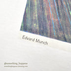 1990s ONEITA Edvard Munch The Scream ART PRINT T-SHIRT ... XL