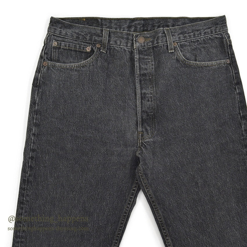 1990's Levi's 501 BLACK DENIM PANTS... W36 L30