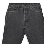 1990's Levi's 501 BLACK DENIM PANTS... W36 L30