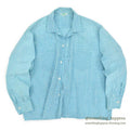 1950's PILGRIM GINGHAM CHECK L/S SHIRT LIGHT BLUE/WHITE ... L