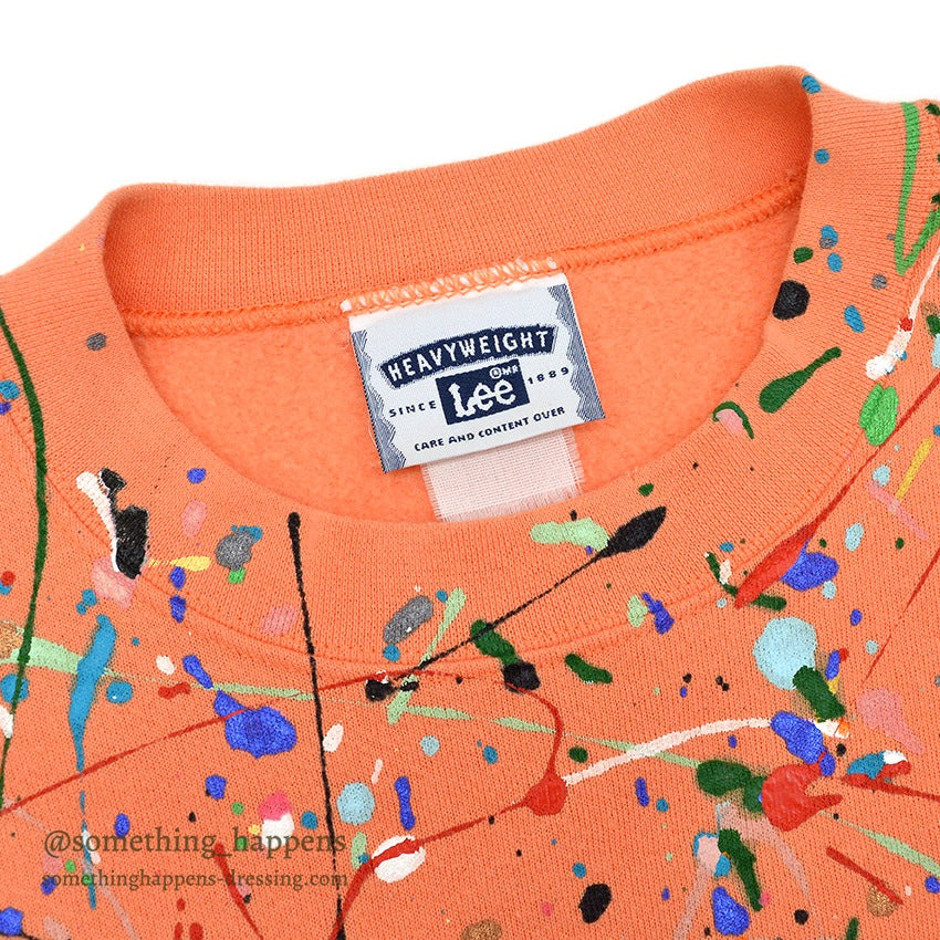 1990's Lee ABSTRACT PAINTING SWEAT SHIRT...