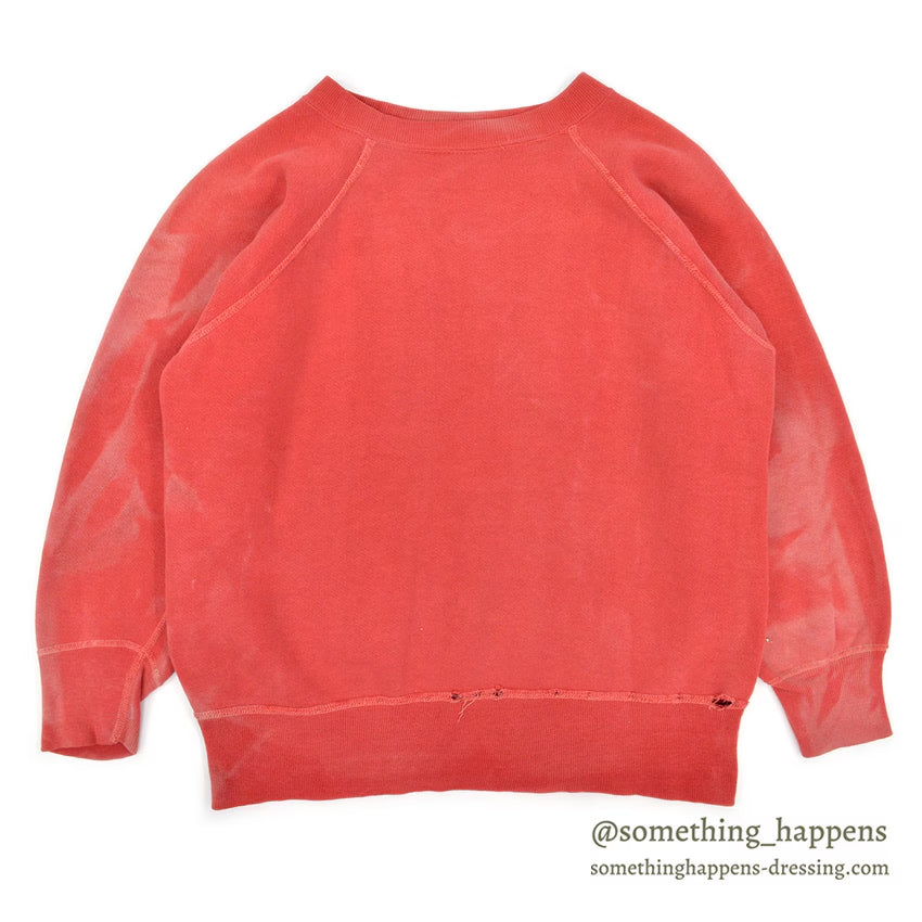 1960's RED FADED SWEAT SHIRT...