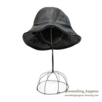 FAKE LEATHER ALL BLACK HAT 2...