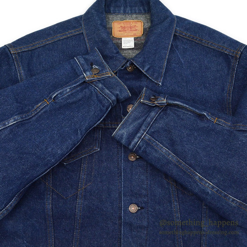 1970's Levi's 70505-0317 small-e DENIM JACKET BLANKET... 46