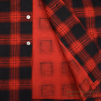 1950's DEADSTOCK WASHINGTON DEE CEE PRINT FLANNEL SHIRT...L