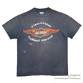 1980's HANES HARLEY-DAVIDSON FADED BLACK T-SHIRT ... L