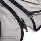~1980's BLACK/GRAY SHOOTING MESH VEST ...