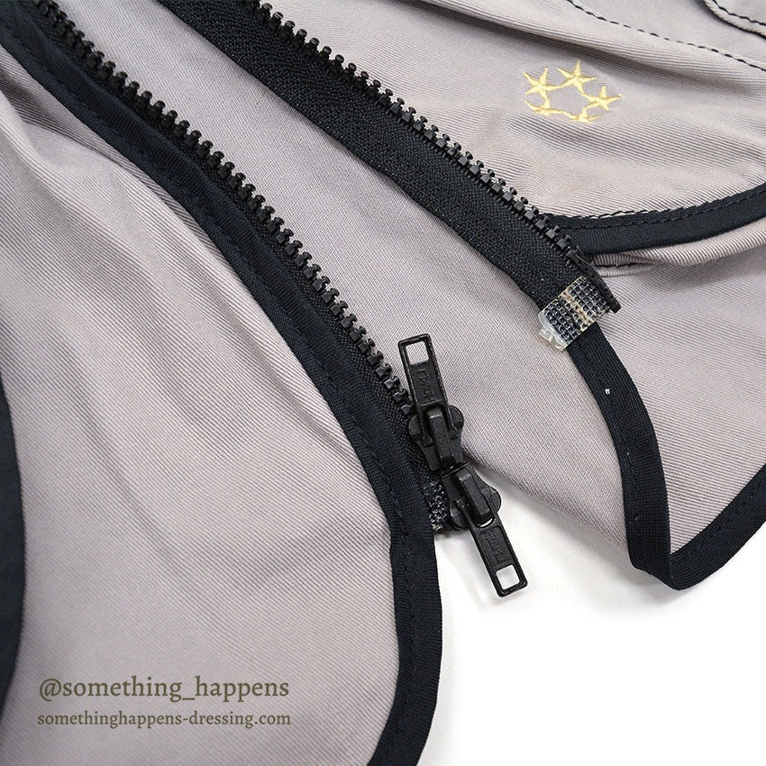~1980's BLACK/GRAY SHOOTING MESH VEST ...