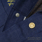 ~1960's DEADSTOCK UNKNOWN DENIM COVERALL BLANKET TWO TONE ... 42