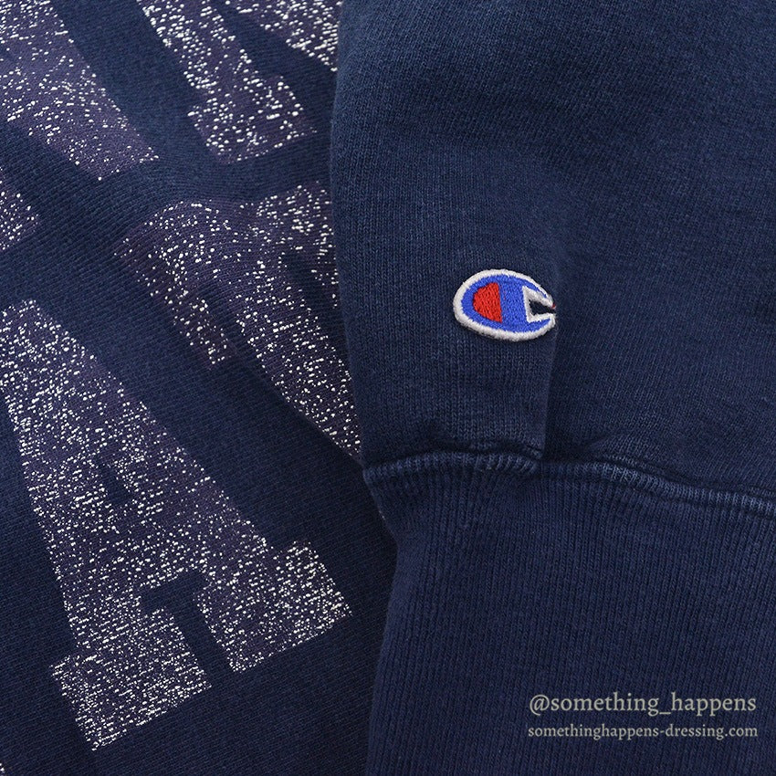 1980's CHAMPION PENN STATE REVERSE WEAVE SWEAT SHIRT NAVY...X-LARGE