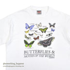 1990's ONEITA BUTTERFLY & MOTH T-SHIRT... LARGE