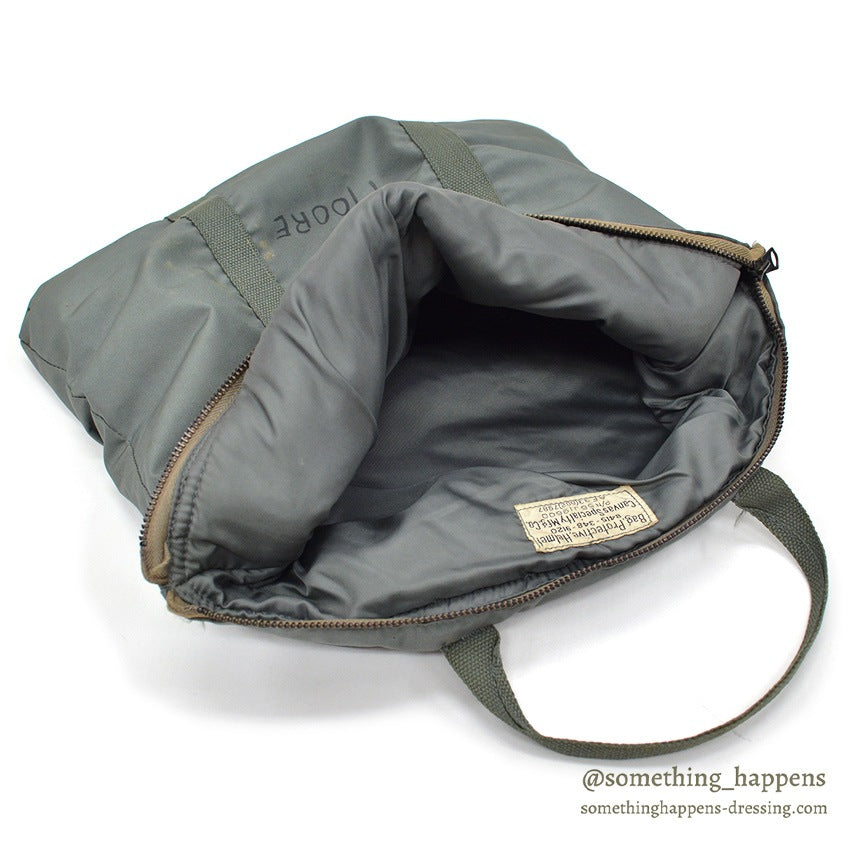 1950's USAF BAG, PROTECTIVE, HELMET...