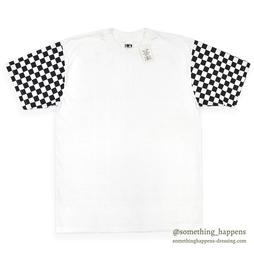 1990's DEADSTOCK LA CHECKER BOARD T-SHIRT... LARGE