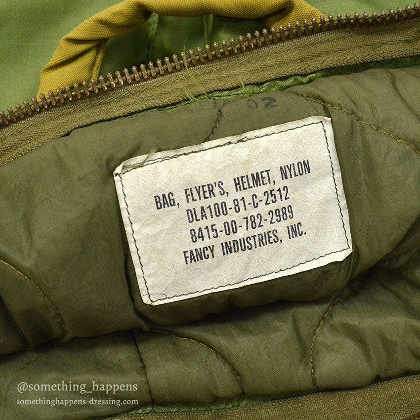 1980's USAF BAG, FLYER'S, HELMET, TWO TONE...