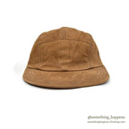 1980's DEADSTOCK LLBEAN CHESTNUT LEATHER CAP...L/XL