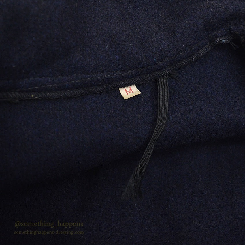 1960's USNAVAL ACADEMY CADET COAT WITH FLOCKY PATCH... M