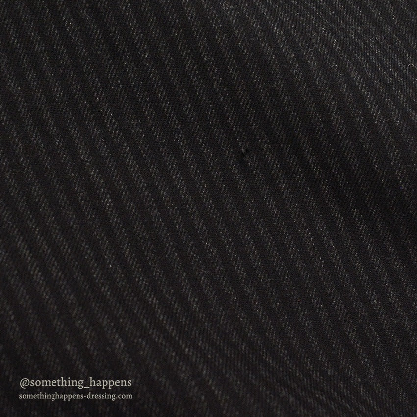 1950's BROOKS BROTHERS BLACK/GRAY STRIPE WOOL SLACKS ... W31/L31