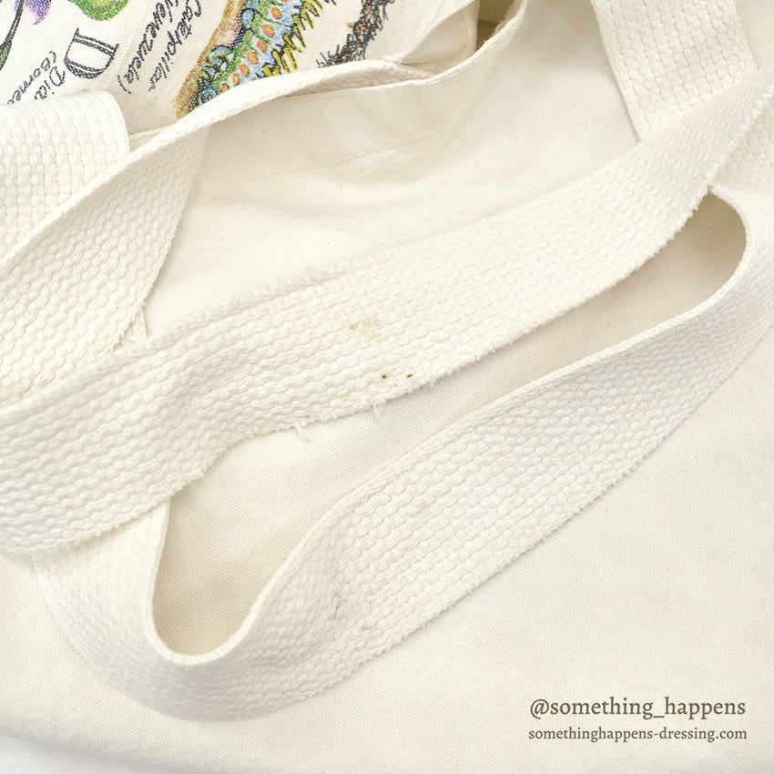 1990's STUDIO Q RAINFOREST ABC's PRINT CANVAS TOTE BAG...