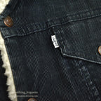 1970's LEVI'S 70605-1517 BIG-E CORDUROY BOA JACKET ... 44