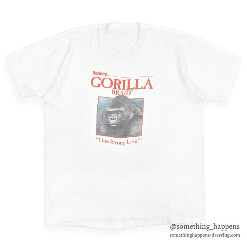 1990's BERKLEY GORILLA BRAID FISHING LINE PRINT T-SHIRT...