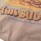 1990's CHANGES BUDWEISER THIS BUD'S FOR YOU GRAPHIC T-SHIRT ... XL