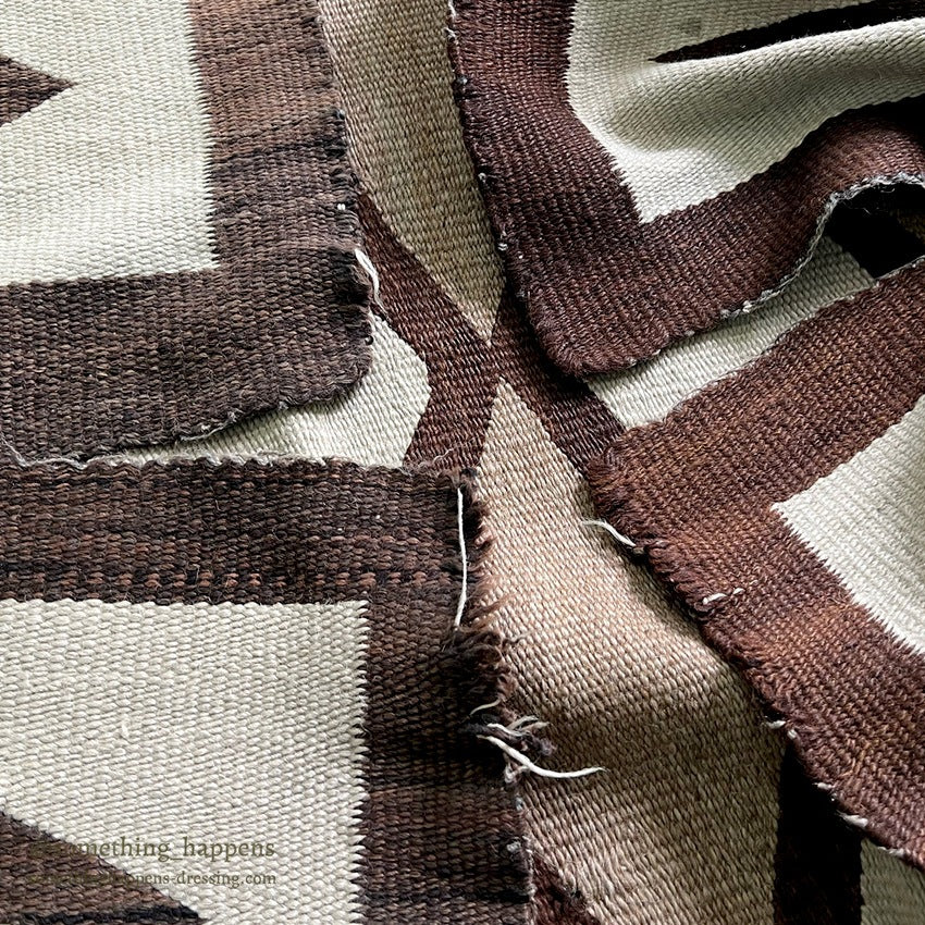 NAVAJO RUG DIAMONDS PATTERN LARGE SIZE... 191cm/126cm
