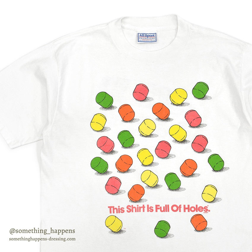 1990's ALL SPORT LIFE SAVERS CANDY T-SHIRT... L