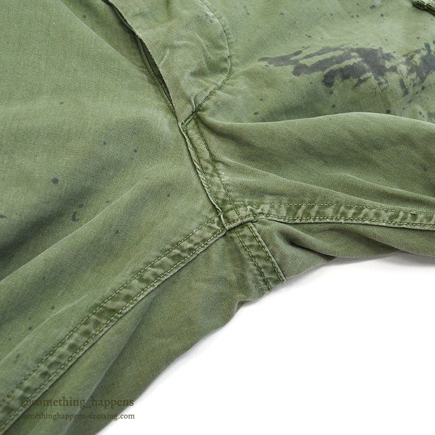 1960's USARMY JUNGLE FATIGUE PANTS POPLIN... MEDIUM-REGULAR