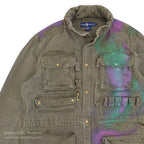 1980's POLO RALPH LAUREN PHOTOGRAPHER JACKET HAND PAINTED ... L