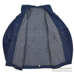 1940's U.S.NAVY WW2 SHAWL COLLAR DENIM JACKET DARK ...