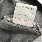 1990's DEADSTOCK Levi's 501 BLACK DENIM PANTS ... W31/L30