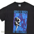 1990's BROCKUM GUNS N' ROSES USE YOUR ILLUSION TOUR 1991 T-SHIRT ... XL