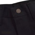 1970's~ DEADSTOCK CHALLENGER BY Kmart BLACK BOOT CUT TWILL PANTS... W32/L32